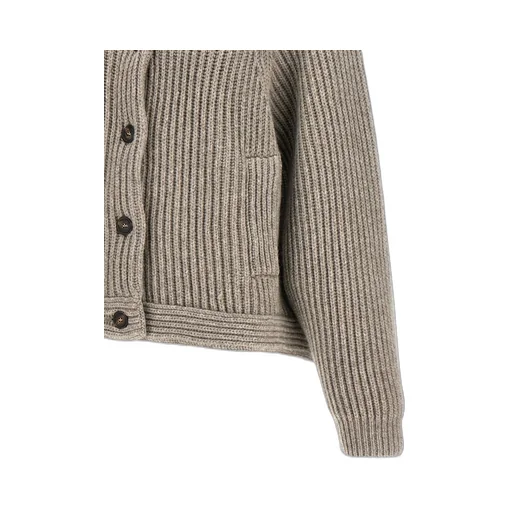 Brunello Cucinelli Ribbed Hooded Cardigan