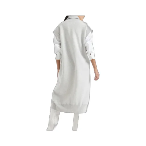 Long Knitted Vest