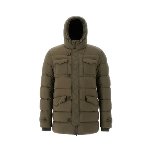 Herno Long-Sleeved Hooded Padded Jacket