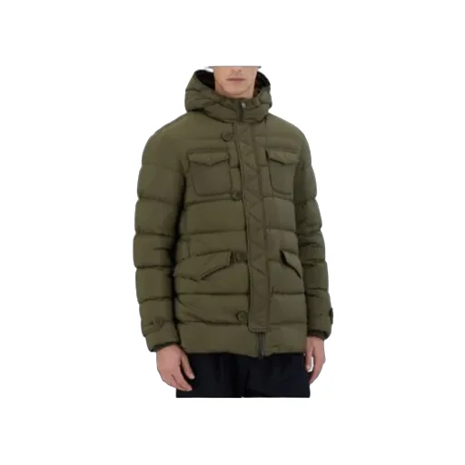 Herno Long-Sleeved Hooded Padded Jacket