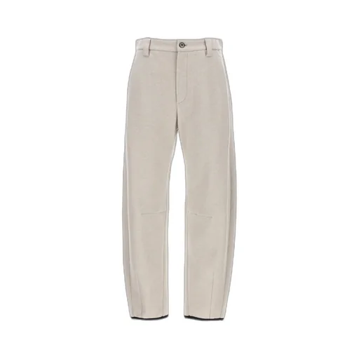 Brunello Cucinelli Buttoned Edged Hem Trousers