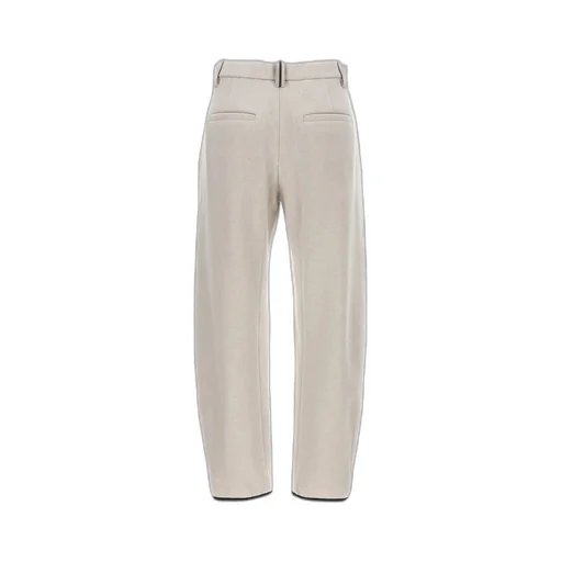 Brunello Cucinelli Buttoned Edged Hem Trousers
