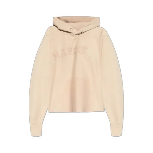 Maison Margiela Logo Embroidered Long-Sleeve Hoodie