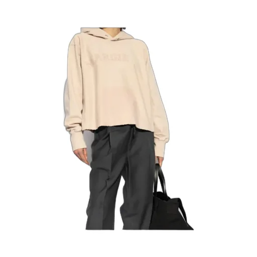 Maison Margiela Logo Embroidered Long-Sleeve Hoodie