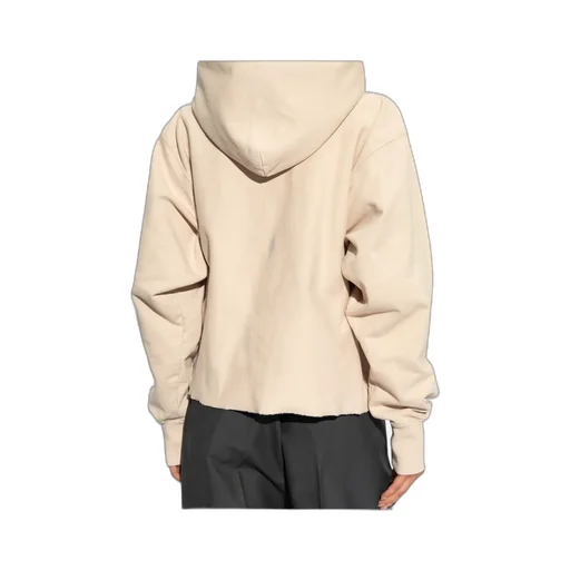 Maison Margiela Logo Embroidered Long-Sleeve Hoodie