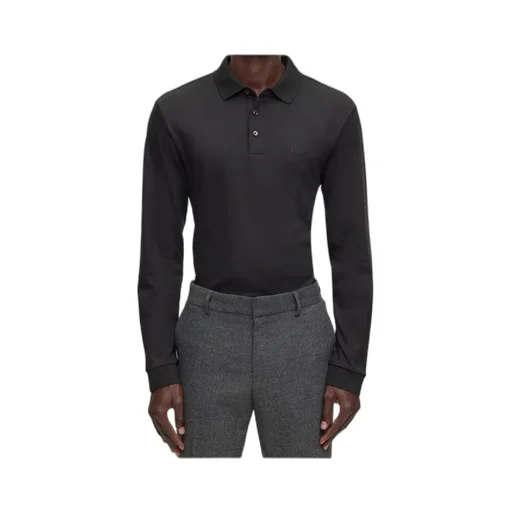 Long-Sleeved Polo Shirt