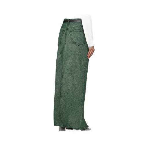 Long Denim Skirt