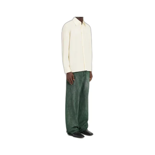 Mm6 Maison Margiela Logo-Printed Poplin Shirt