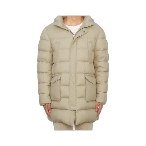 Long-Sleeved Down Jacket