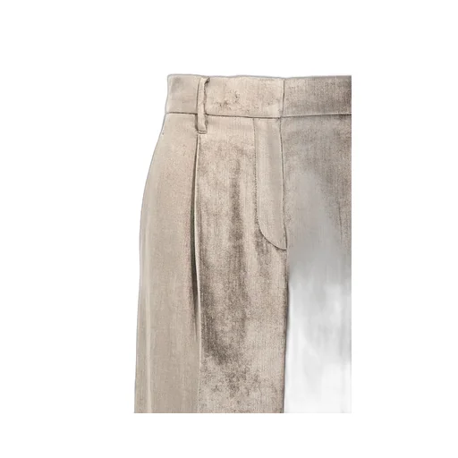 Brunello Cucinelli Chenille Straight Leg Pants