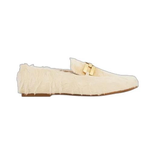 Aquazzura Furry Brandi Mocassins