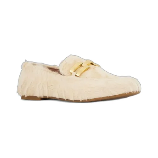 Aquazzura Furry Brandi Mocassins