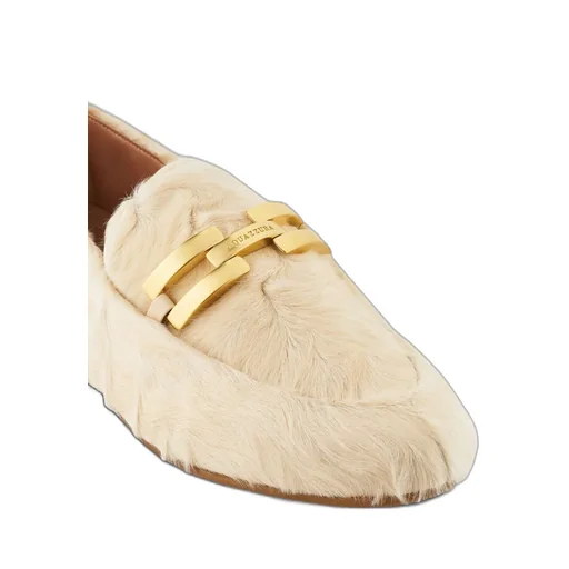 Aquazzura Furry Brandi Mocassins
