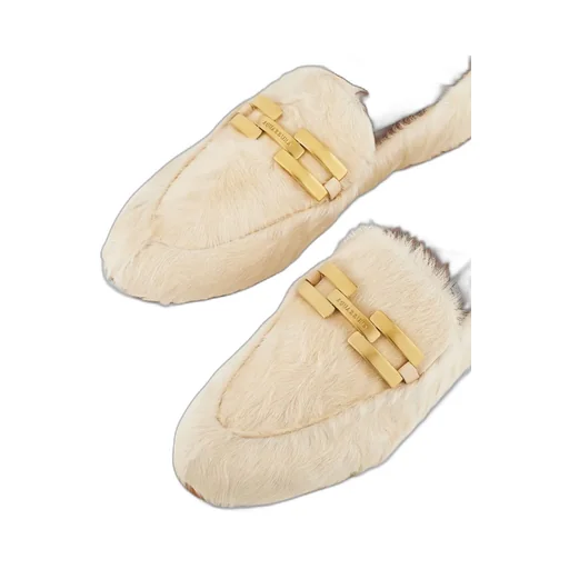Aquazzura Furry Brandi Mocassins