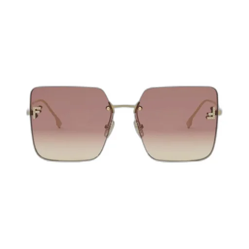 Fendi Eyewear Square Frameless Sunglasses