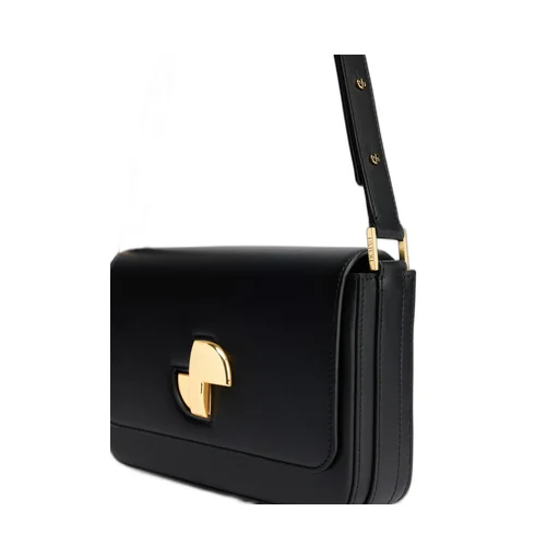 Patou Le Patou Lock Foldover Top Shoulder Bag