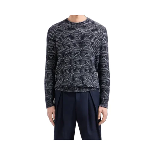 Jacquard Cashmere Sweater