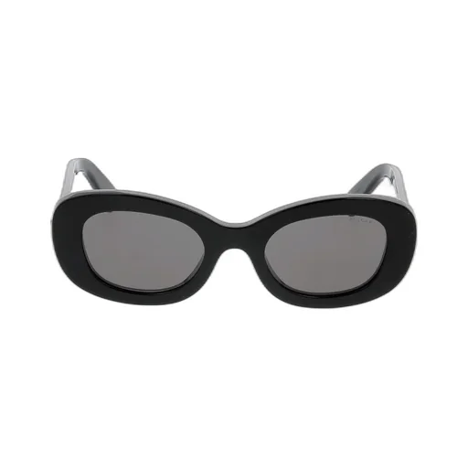 Bulgari Oval Frame Sunglasses