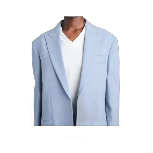 Long-Sleeved Suit Coat