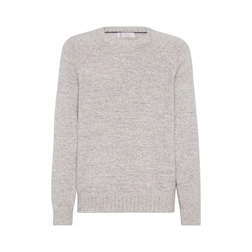 Brunello Cucinelli Marl-Knitted Crewneck Jumper