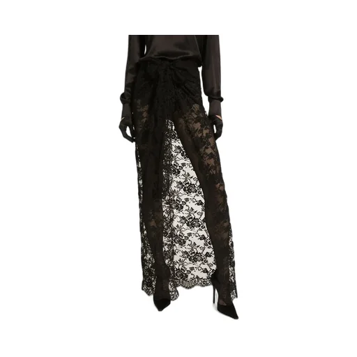 Dolce & Gabbana Chantilly Midi Lace Skirt