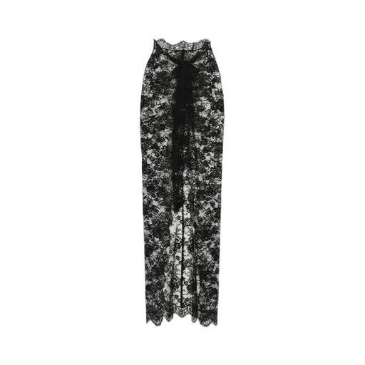 Dolce & Gabbana Chantilly Midi Lace Skirt