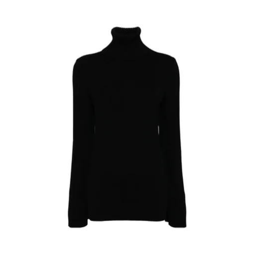 Junya Watanabe Long-Sleeved Ribbed Turtleneck Top