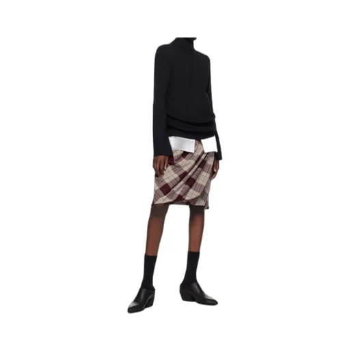 Junya Watanabe Long-Sleeved Ribbed Turtleneck Top