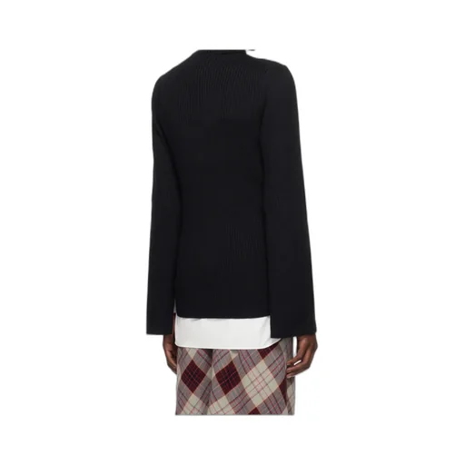 Junya Watanabe Long-Sleeved Ribbed Turtleneck Top