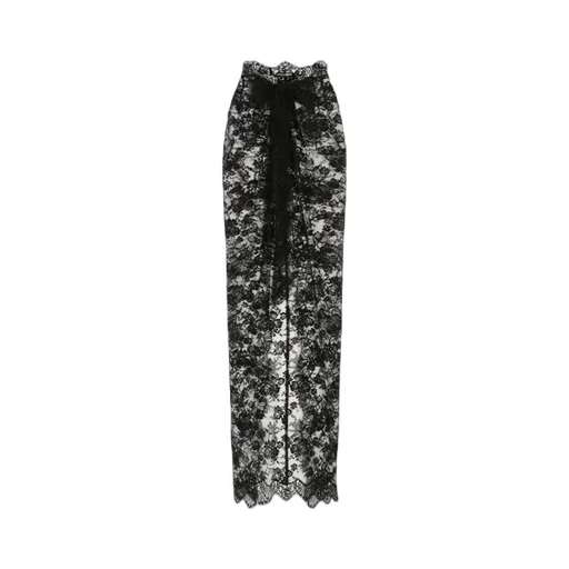 Dolce & Gabbana Chantilly Midi Lace Skirt