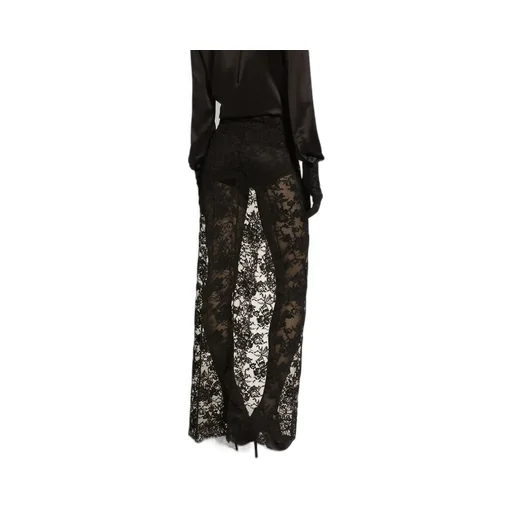 Dolce & Gabbana Chantilly Midi Lace Skirt