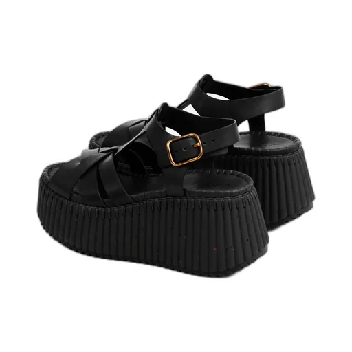 Chloé Nama Wedge Sandals