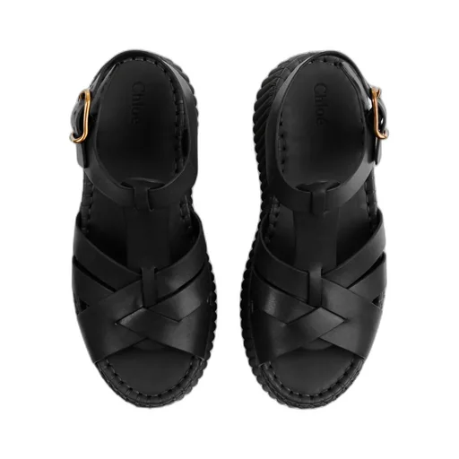 Chloé Nama Wedge Sandals