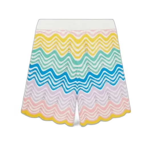 Casablanca Gradient Wave Knit Shorts