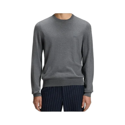 Boss Hugo Boss Logo Embroidered Crewneck Jumper