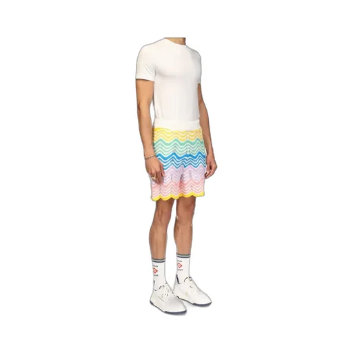Casablanca Gradient Wave Knit Shorts