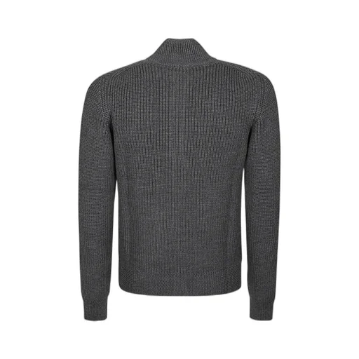 Ribbed Zip-Up Merino Jacket
