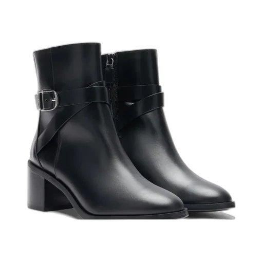Esme Laced Zipper Ankle Boots