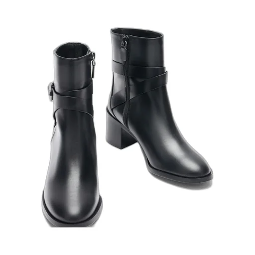 Esme Laced Zipper Ankle Boots