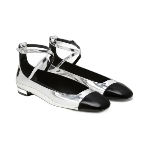 Leather Ballerina Shoes