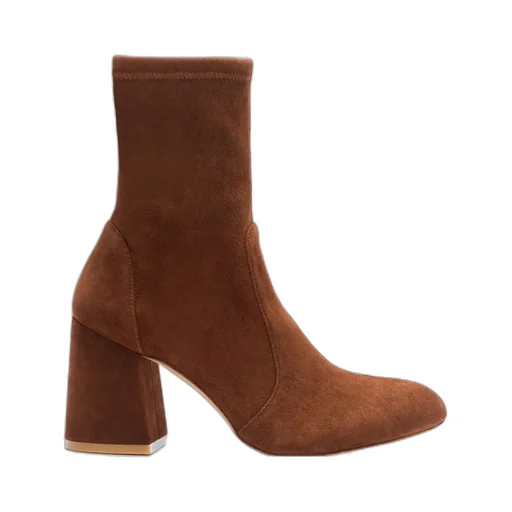 Ankle-Length Suede Boots