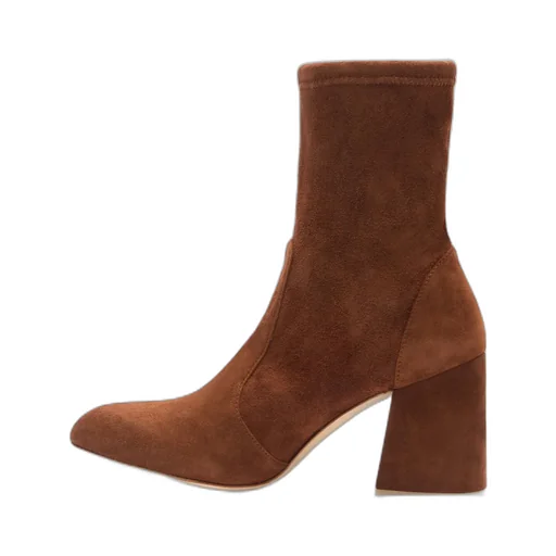 Ankle-Length Suede Boots
