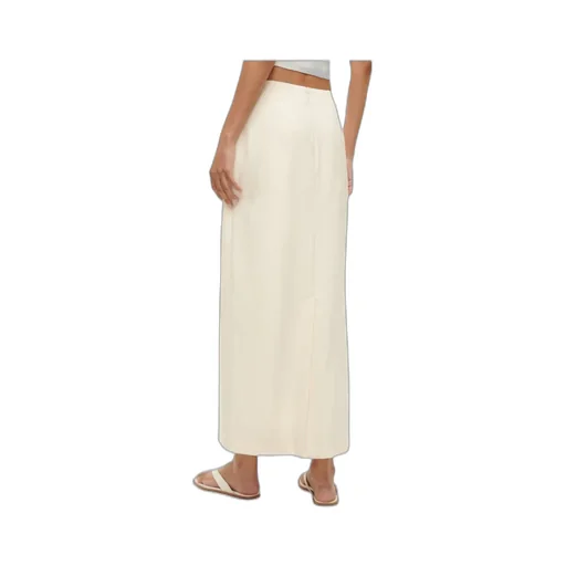 High-Waisted Midi Skirt