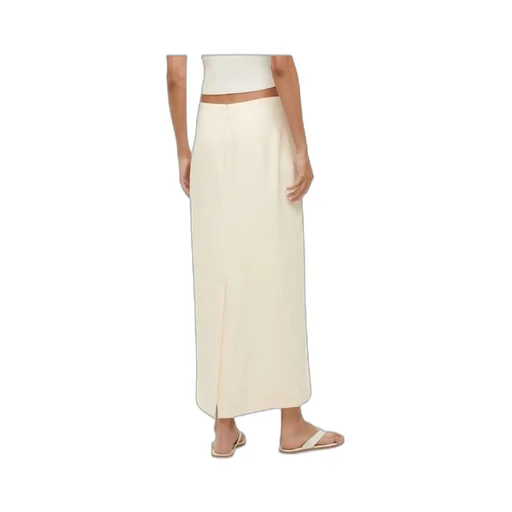 High-Waisted Midi Skirt