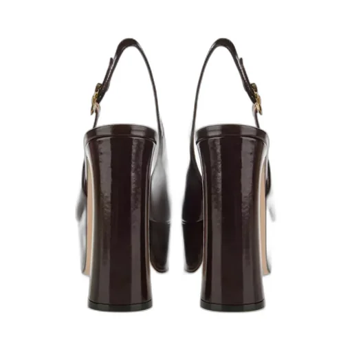 Gianvito Rossi Bessie Round Toe Platform Pumps