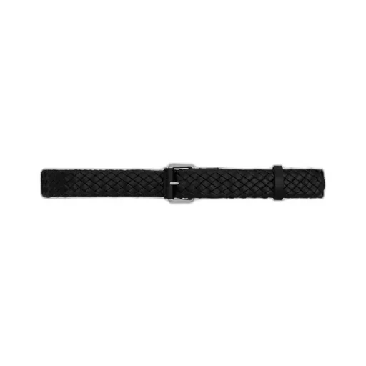 Motorcycle Belt In Woven Leather