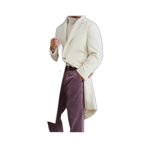 Brunello Cucinelli Long Sleeved Ribbed Coat