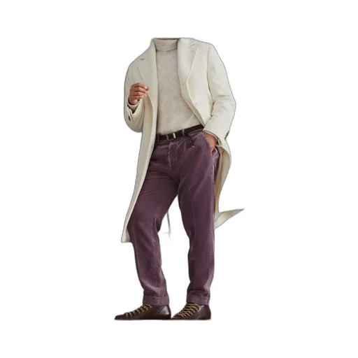 Brunello Cucinelli Long Sleeved Ribbed Coat