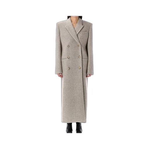 Magda Butrym Double-Breasted Classic Long Coat