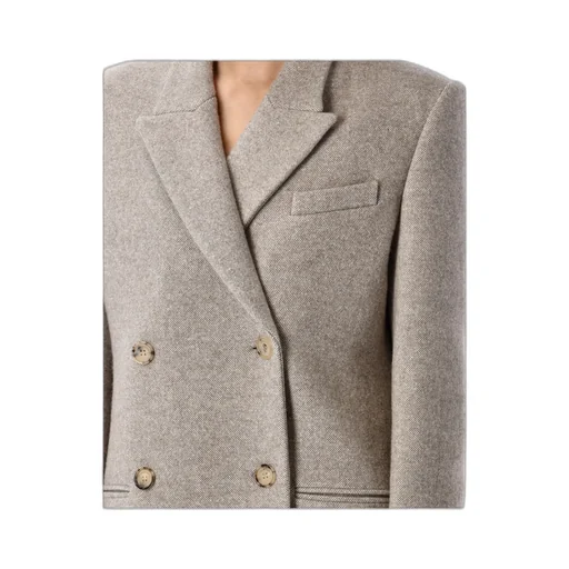 Magda Butrym Double-Breasted Classic Long Coat
